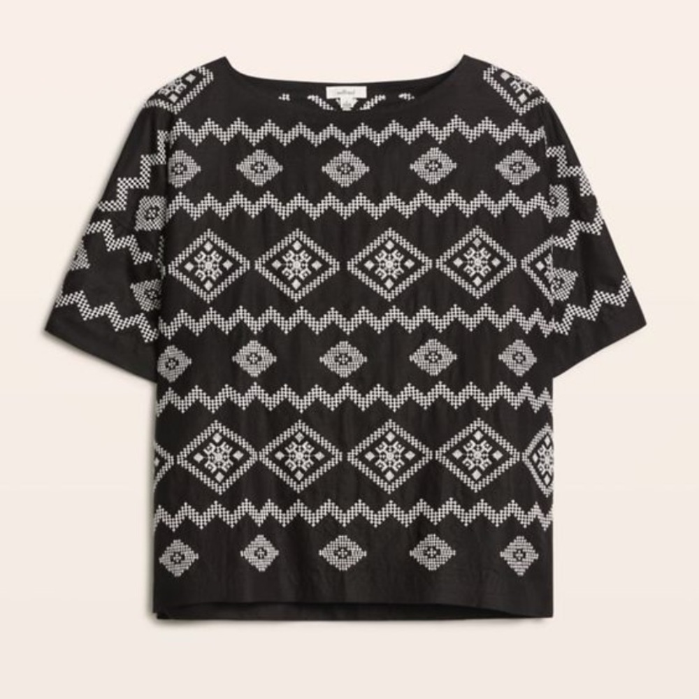 Wilfred Embroidered Top